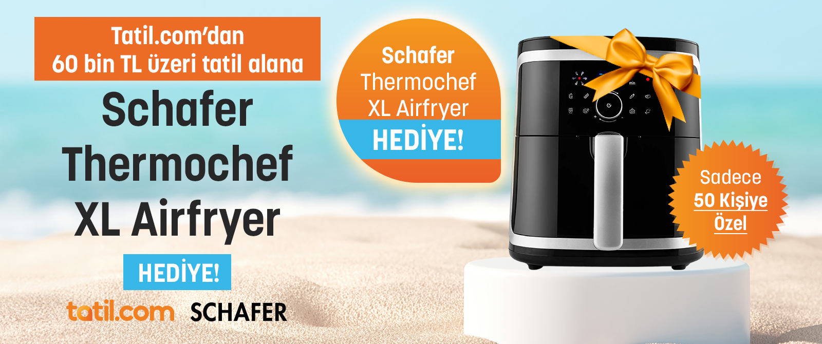 Schafer Thermochef XL Airfryer Hediye!